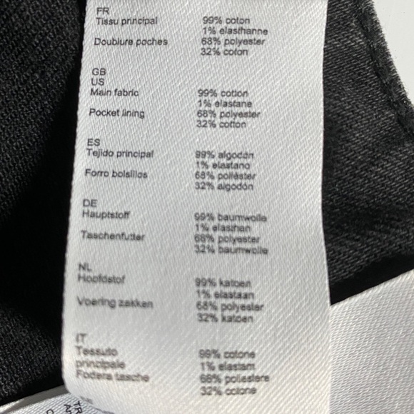 Maje black denim maxi skirt with a slit in the back - size 36 (S) - Picture 12 of 12